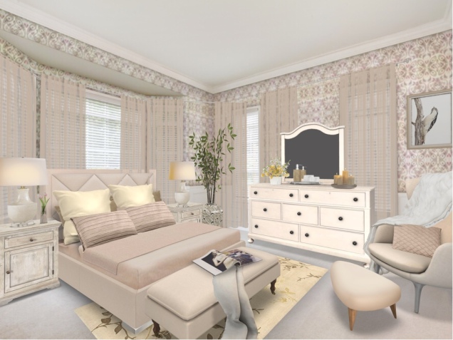 Pastel bedroom