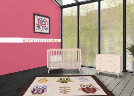 baby nursery  Design Rendering