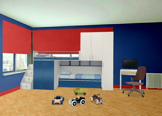 Habitacion para niños Design Rendering
