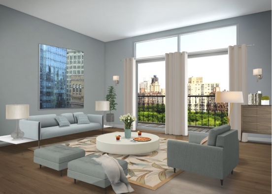 NYNY Apartment  Design Rendering