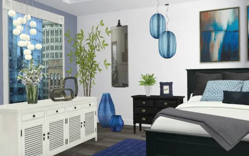 Blues and grays