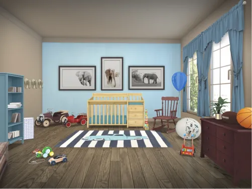 baby boys bedroom 