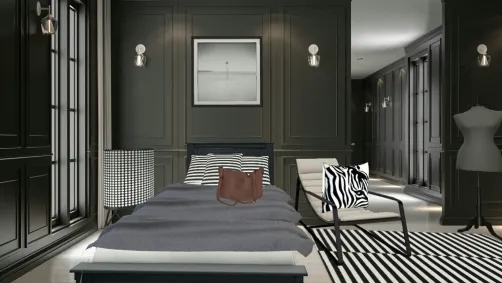 BnW Bed-Room