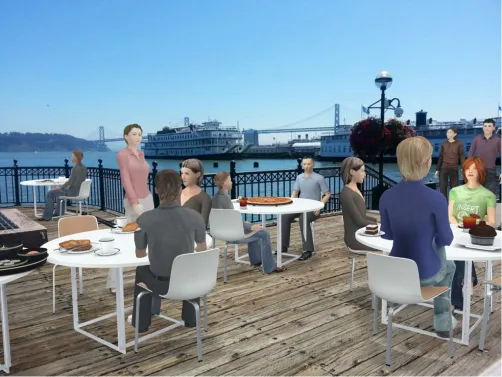 outdoor restaurant 