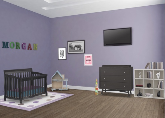 kids bedroom nursery  Design Rendering