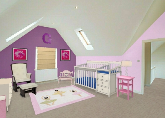 Little girls room Design Rendering