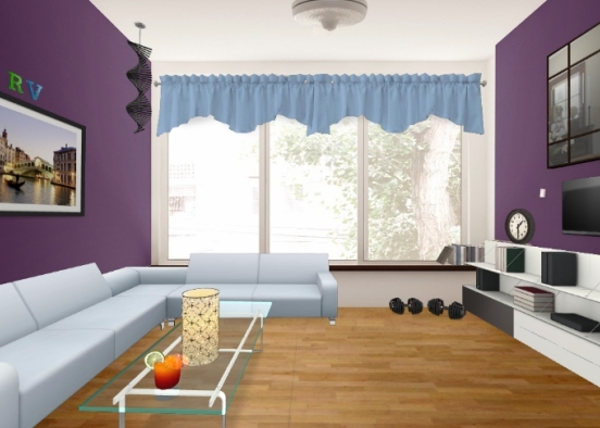 My Living room ❤️ Design Rendering