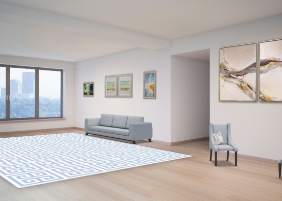 new living room  Design Rendering