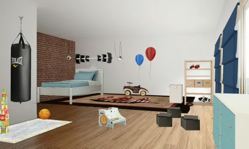 Chambre enfant garçon cosy 1