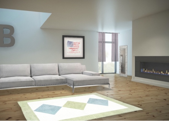 Your dream living room Design Rendering