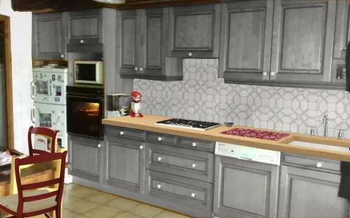 Cuisine ancien/moderne