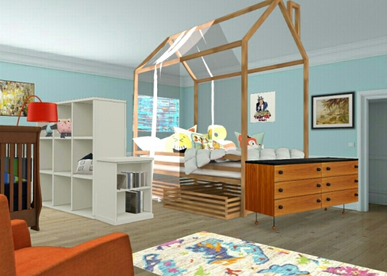 Blake n baby room plan Design Rendering
