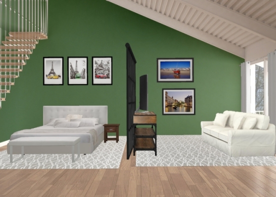 Dormitorio ❤️❤️❤️ Design Rendering