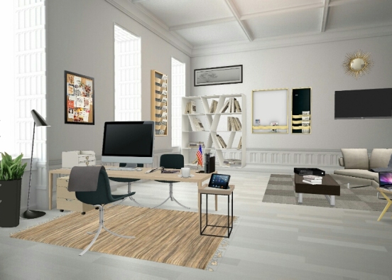 Nailas office Design Rendering