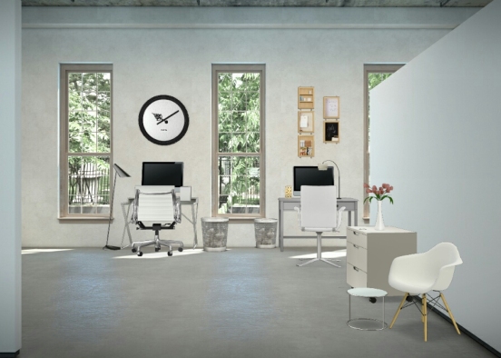 The sisters office ,Amanda and amoya Design Rendering