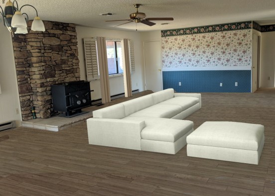 Sunnyside living room Design Rendering