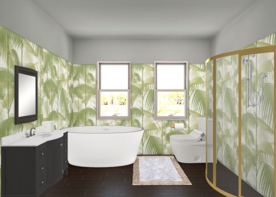 Luxury Bathroom #1 Design Rendering
