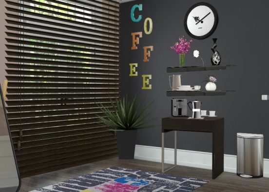 Coffee corner Design Rendering