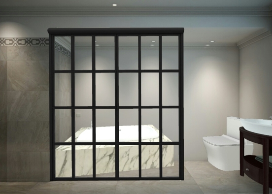 My dream bathroom  Design Rendering