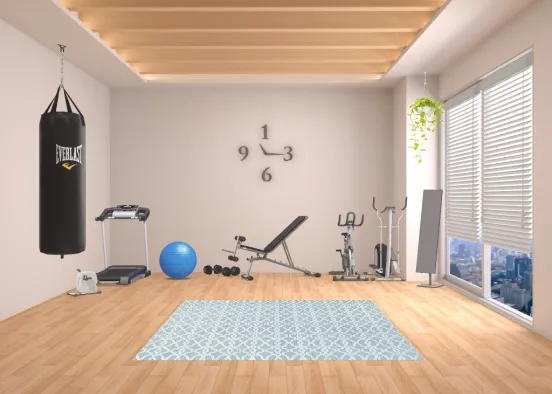 Gym Room 💕 Design Rendering