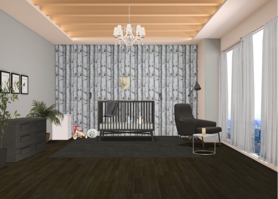 baby 1 room (boy) Design Rendering