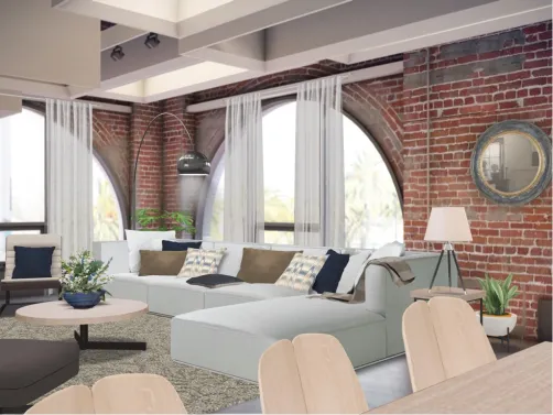 Warehouse condo living