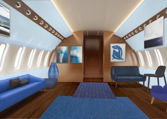 blue berry jet Design Rendering