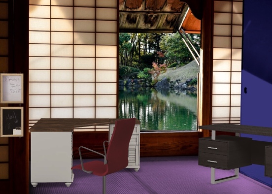 zephyrs office ( is also used for others who have hobbies) Design Rendering
