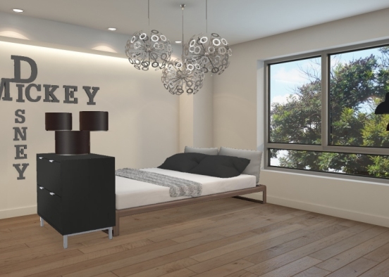 Mickey mouses room Design Rendering