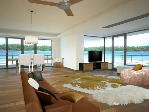 Beach front boho crib