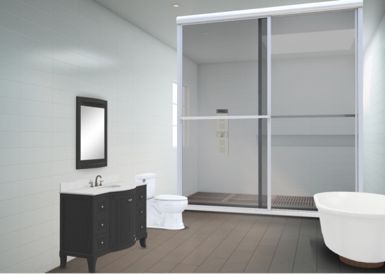 Dream Home Bathroom Design Rendering