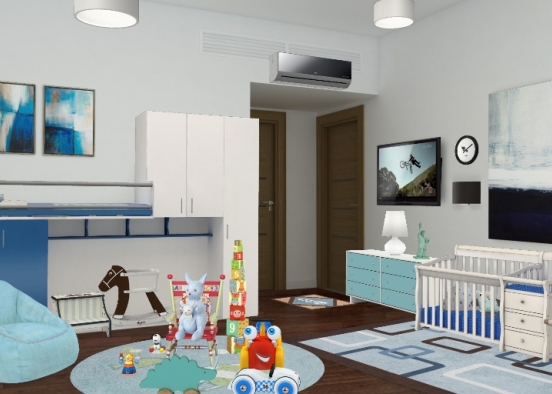 Babys room Design Rendering