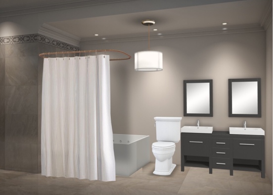 Salle de bain   Design Rendering
