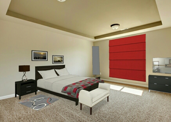 Dormitorio terminado Design Rendering