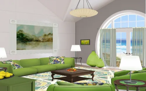 Beach side cabana