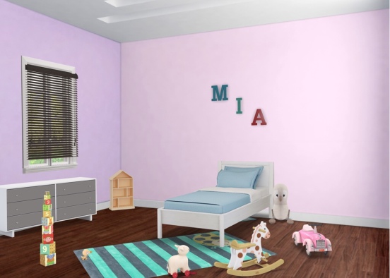 Mia’s room Design Rendering
