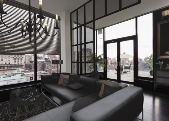 Project - Living Room XIII Design Rendering