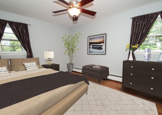 Mikes    Invoice # 32081 - bedroom  Design Rendering