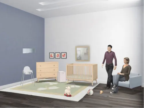 Jessica and dan are expecting and decided to build a natural style nursery for their bundle of joy.