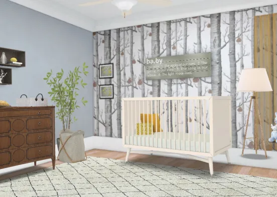 Babys room  Design Rendering