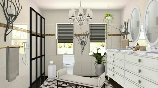 Rustic bathroom