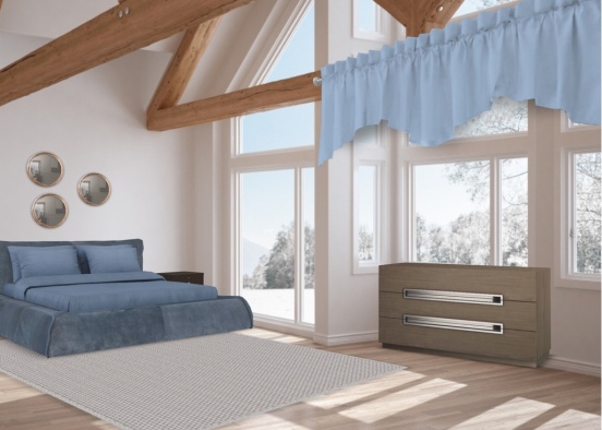 Cornell bedroom  Design Rendering