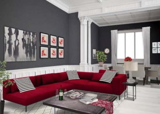 Modern Lounge Room 👑👏🏼 Design Rendering