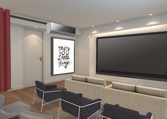 Movie Room 😱❤️ Design Rendering