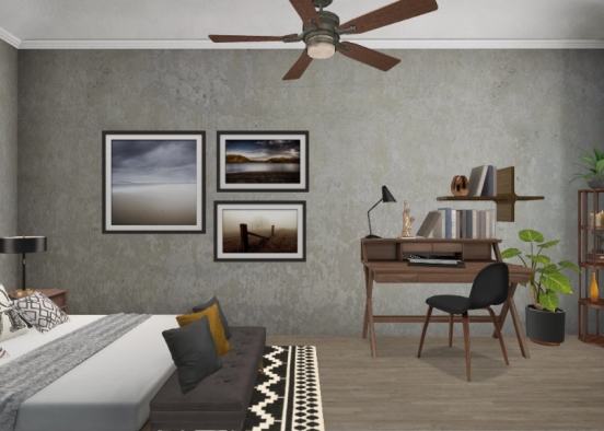 contemporary room  Design Rendering
