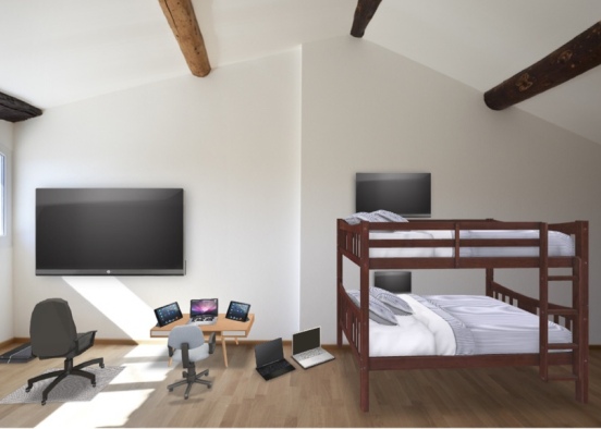 Expensive Bedroom Design Rendering