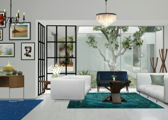 Cute living room Design Rendering