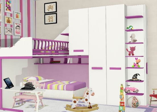Kids room 👶👧 Design Rendering