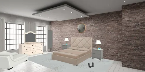 Un dormitorio para una chica elegante