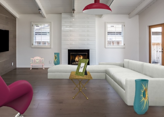 Cali BadAss Living Room Design Rendering